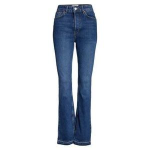 Free People Emmy high waist with split hem jeans